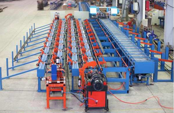 锯切套丝打磨生产线